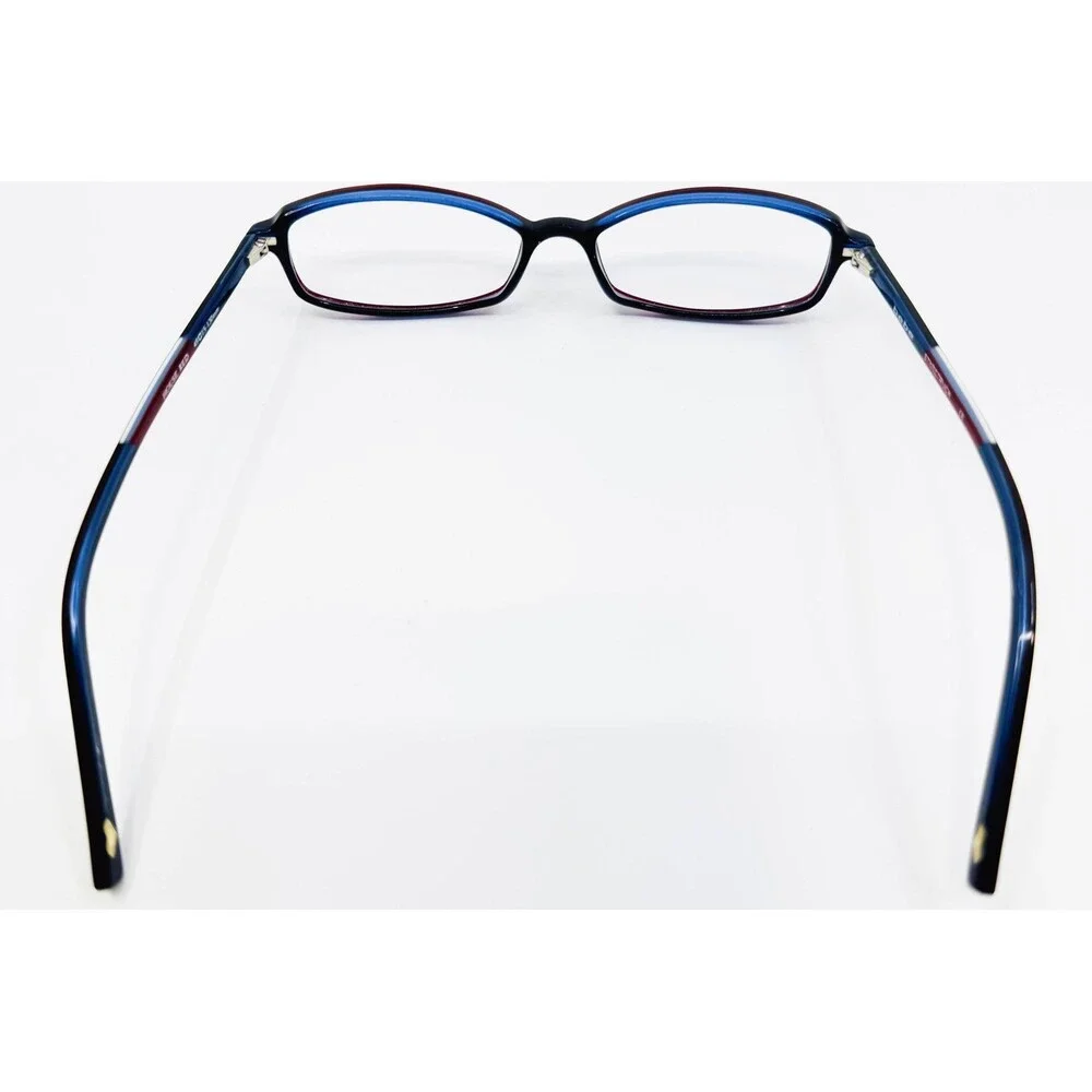 bebe Eyeglass Frames Womens Red Blue Starstruck Oval 49-15-130 44531
